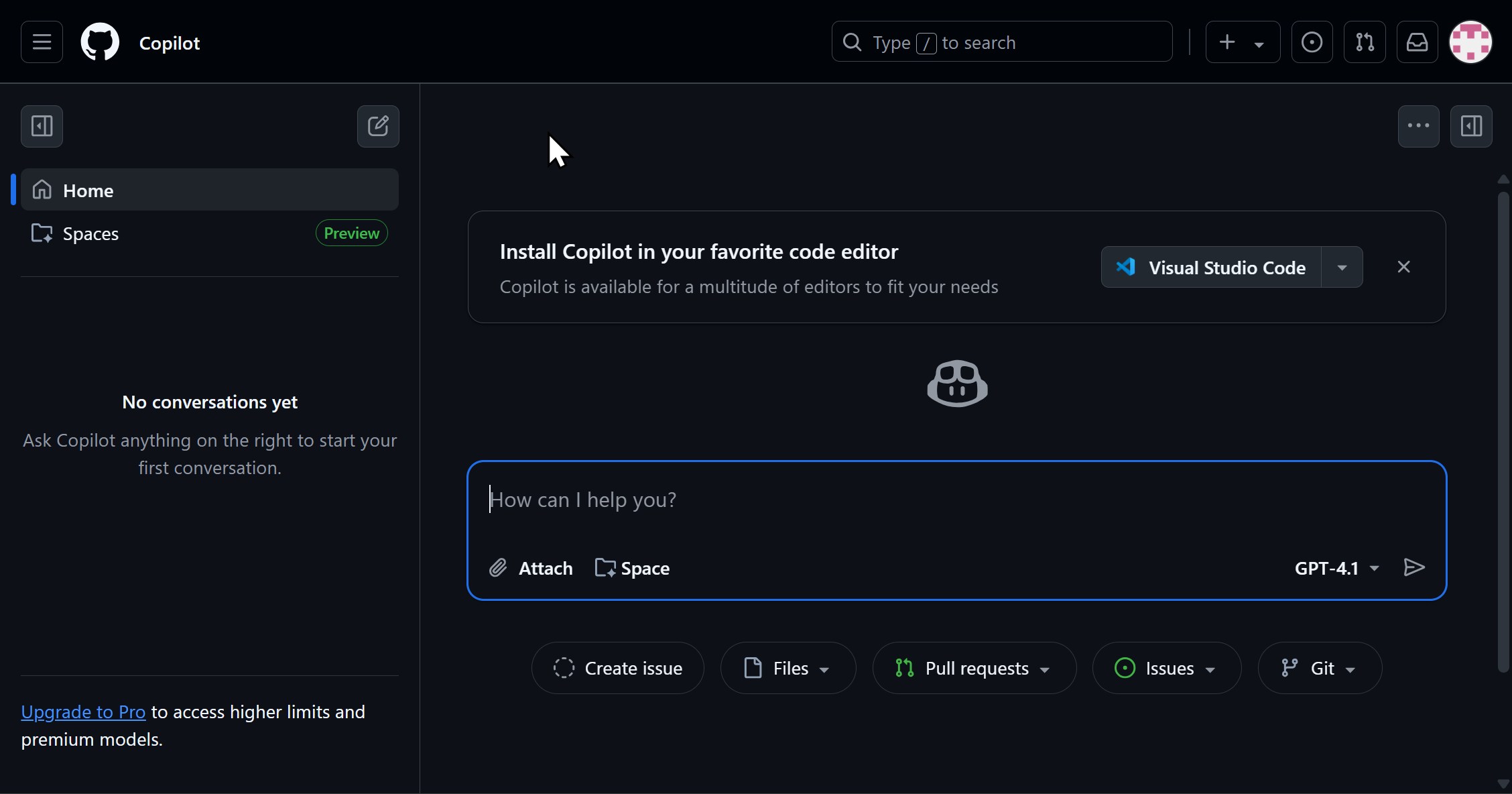 GitHub Copilot يقترح إكمال دالة جافاسكريبت في محرر VS Code.